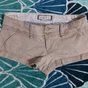 A&F perfect stretch size 0 tan shorts
